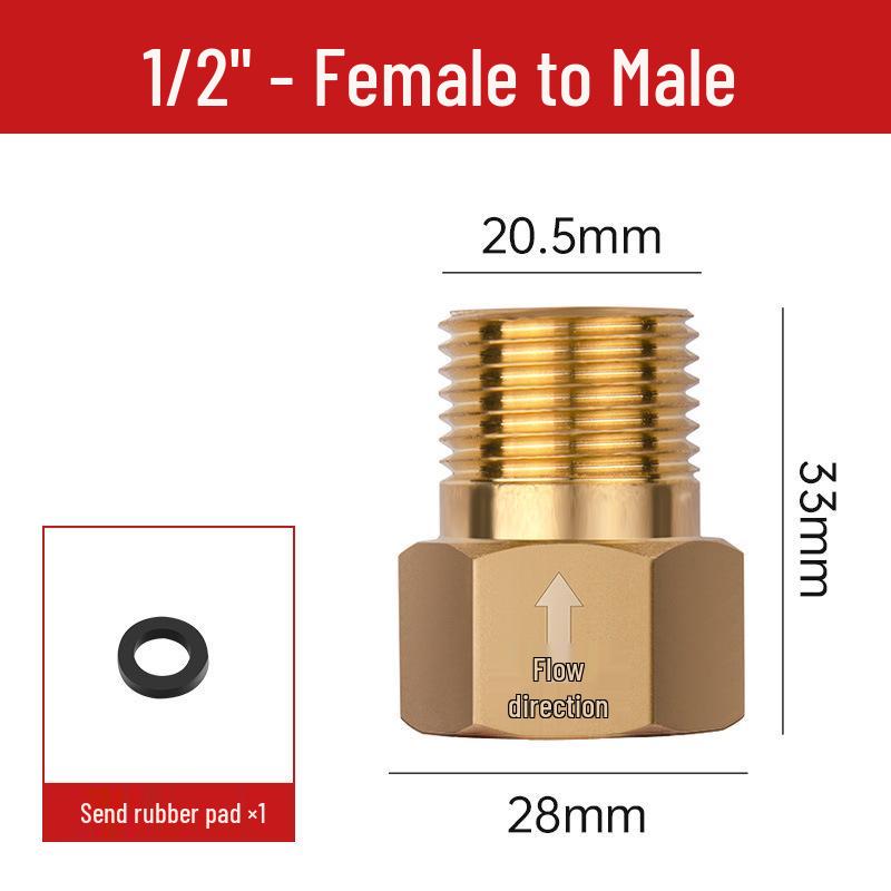 304 Stainless Steel Angle Stop Valve for Water Heater and Toilet, Wall-Mounted Triangle Design, Thickened Type