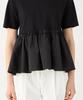 Japanese Style Women's Summer Patchwork Short Sleeve T-Shirt - Versatile Round Neck Top for Plus Sizes