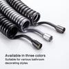 1.5M/2M/3M/5M Spring Flexible Retractable Hose For Shower Head Toilet Bidet Water Pipe Plumbing Spiral Flexible Shower Hose