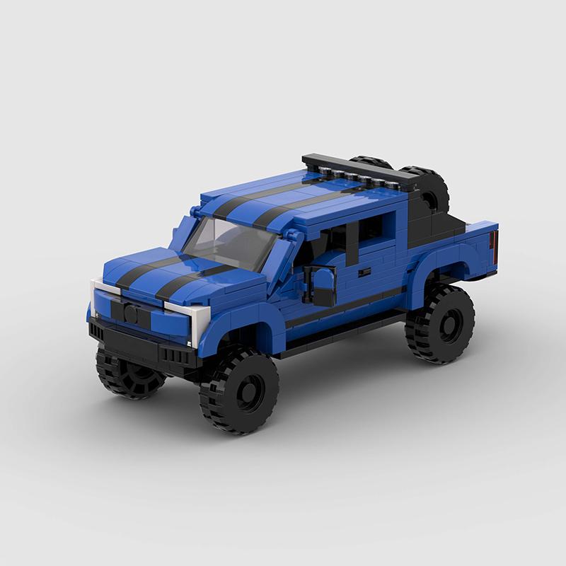 Cars City Sport Racers Building Blocks Bricks SUV Off-road Vehicle Kids Toys F-250 Super Baja MOC Pickup Truck