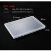 Rectangular Transparent PP Plastic Storage Box for Stationery, Cards, Hardware, Jewelry, and Fishing Gear