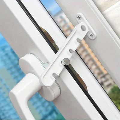 Window Limiter Latch Wind Brace Inside Opening Multigear Children Firm Safety Locks Position Stopper Anti-fall Safety Protection