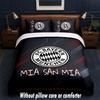 Set Biancheria da Letto Design Bayern Monaco 1 Copripiumino + 2 Federe Morbido Traspirante Biancheria da Letto per la Casa