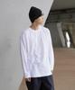 CREAM SODA LAB Solid Basic Long Sleeve White