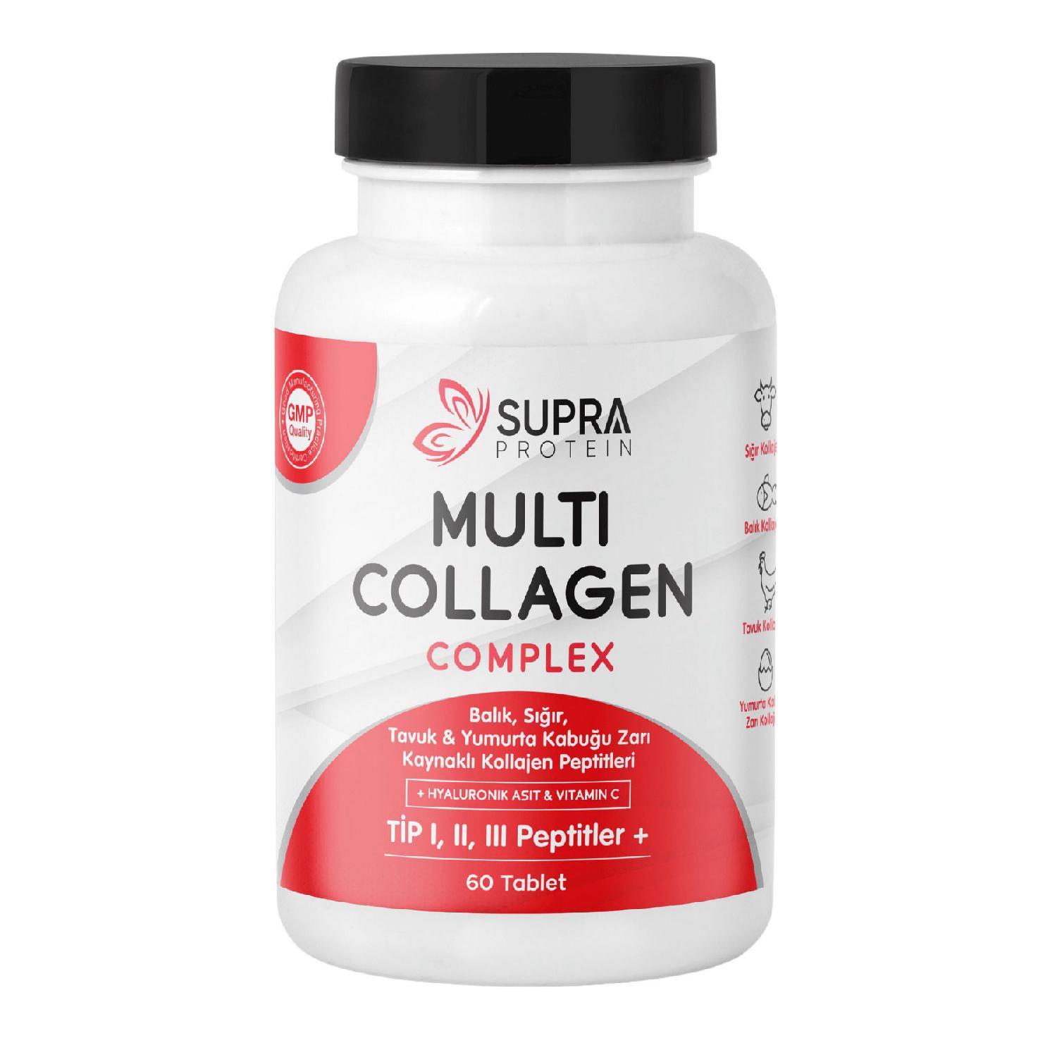 

Multi Collagen Complex 60 таблеток - 5 типів колагенової суміші з гіалуроновою кислотою