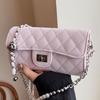 2025 New Fashion Rhombus Chain Handbag Xiaoxiangfeng Premium Versatile Women's Shoulder Crossbody Bag