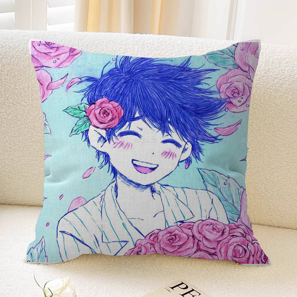 Hot Game Omori Cushion Cover Car Throw Pillow Case For Sofa Car Christmas Gift Xcm Xcm