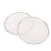 2PCS 6.5in Drumhead Replacement Waterproof Polyester Film Drum Head Jazz Drum Accessory White