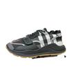 Luxury Low Top For Men Trainers Black Genuine Leather Sports Heels Flats Sneakers Runner Driving Shoes Footwear