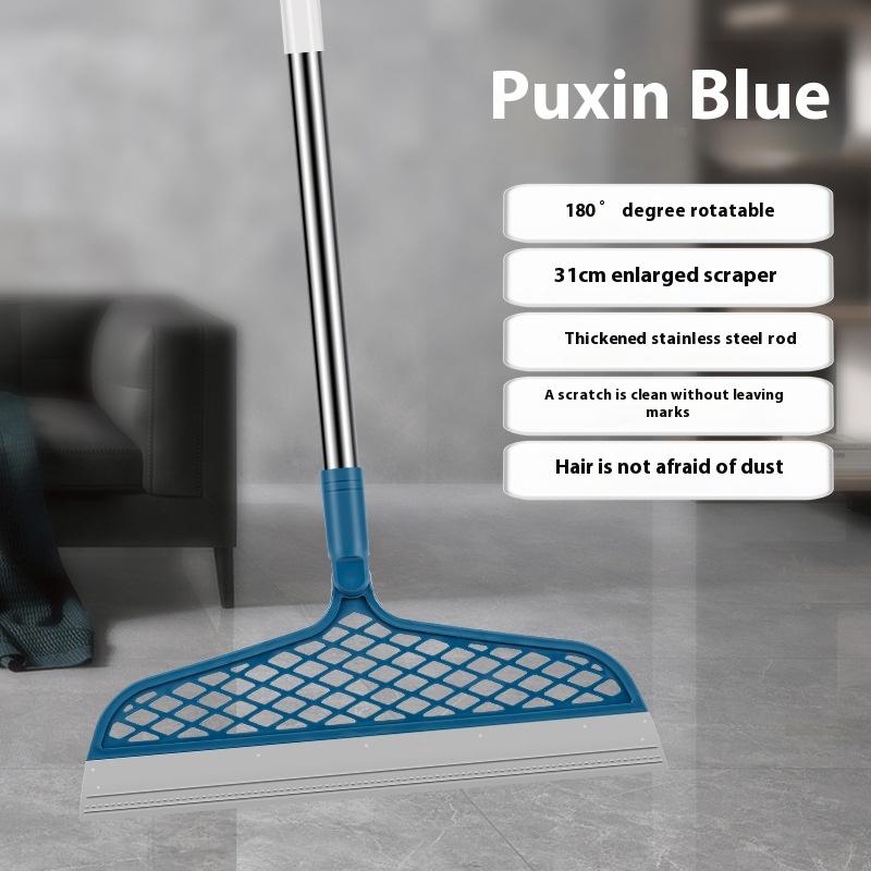 Çıkarılabilir başlıklı ekstra uzun sihirli süpürge, saçları ve tozu etkili bir şekilde temizler. Sert zeminler ve halılar için uygundur