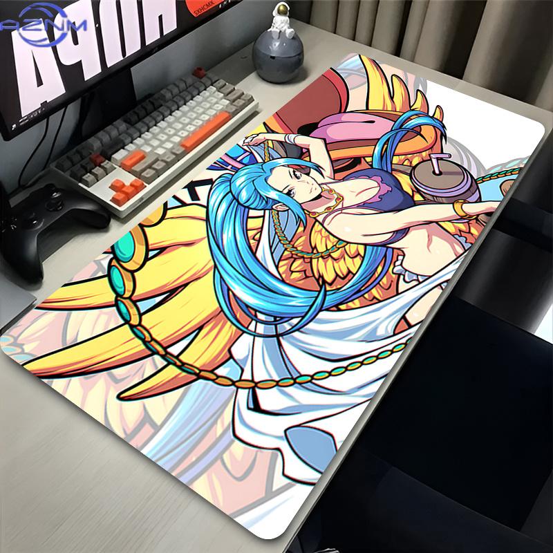Mousepad Office Pc Gamer Cabinet Mouse Pad Anime Large Mouse Mat One Piece Nefertari Vivi Desk Mat Gaming Rubber Mousepad