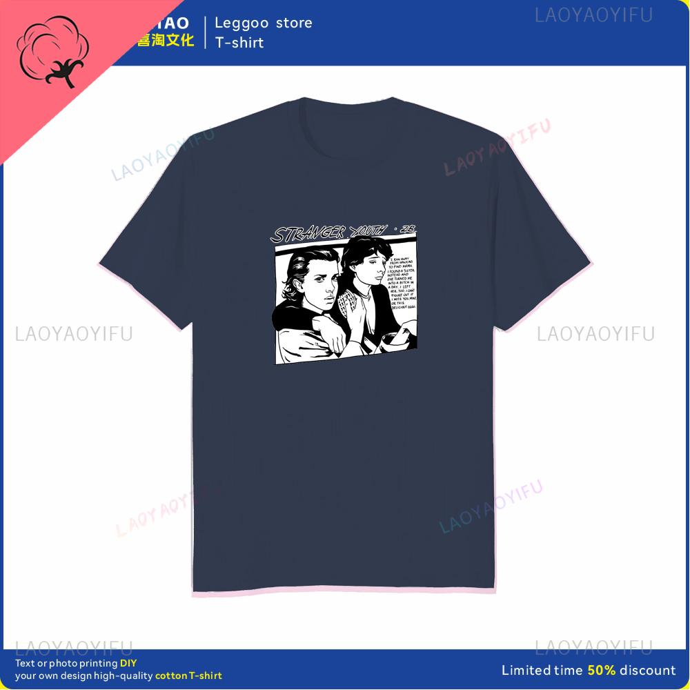 The Unique Sonic Youth Retro Rock Tshirt Is a Fashionable and Trendy Streetwear for Casual Shortsleeved Cotton Men and Women