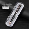 0.5mm Luxury Metal Signature Pen Set - Ballpoint & Rollerball Pens with Custom Logo for Business and Meetings
