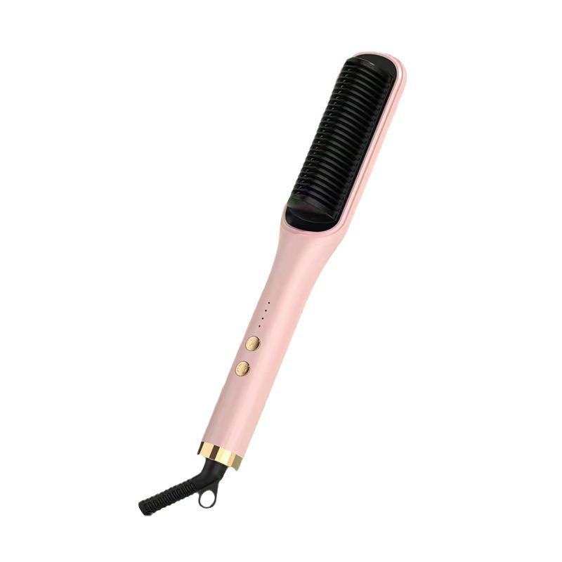 Dual-Use Ionic Hair Straightener & Curling Comb