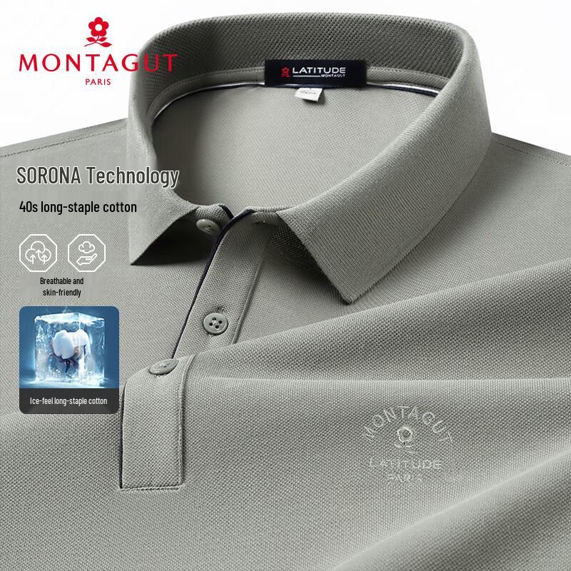 

MONTAGUT Men s Short Sleeve Cooling Polo Shirt 54
