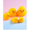 Bath Duck Toys 5 Pcs Rubber Duck Family Squeak Ducks Baby Shower Toy for Toddlers Boys Girls (Yellow Duck Family)