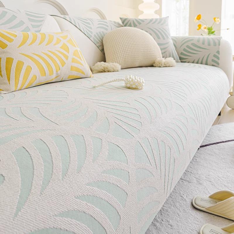 Sofa Cushion New Four-Season Universal Fixed Non-Slip Seat Cushion Light Luxury High-End Simple Modern Sofa Cover
