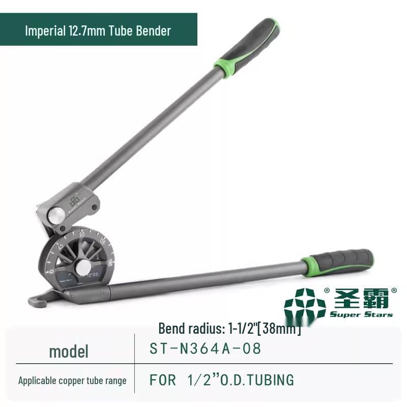 Saint-Ba Ruční ohýbačka trubek pro měď, hliník, ocel: Velikosti 6, 8, 10, 12, 19, 22