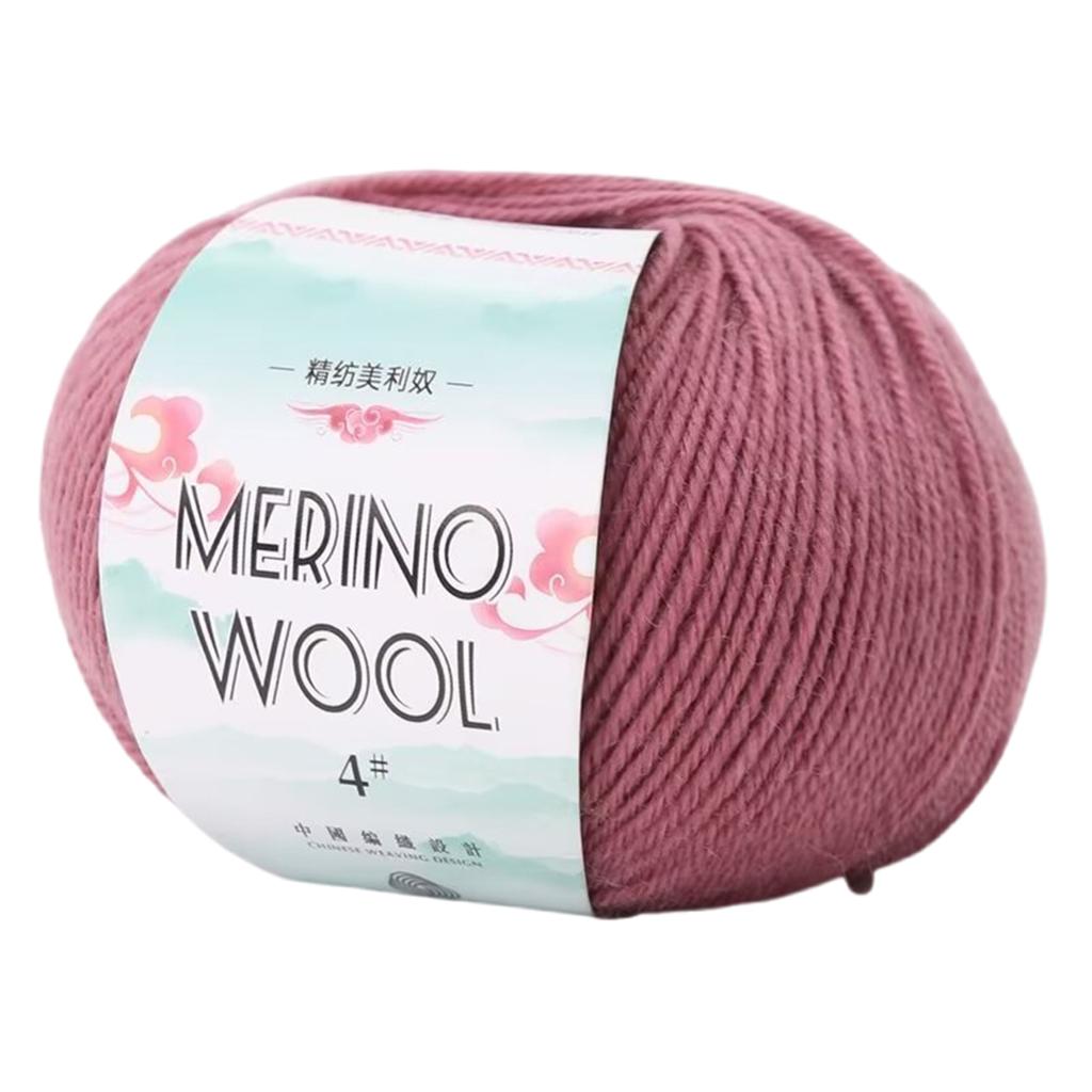Příze z merino vlny 1,76 oz 134 yardů/role Měkká vlněná příze Příze na ruční pletení Nit na pletení Háčkování Koberce Svetr Šála