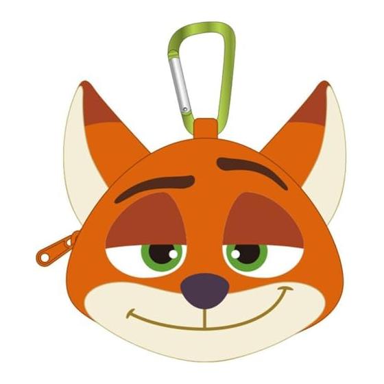 Disney Plush Zipper Mascot Nick with Carabiner