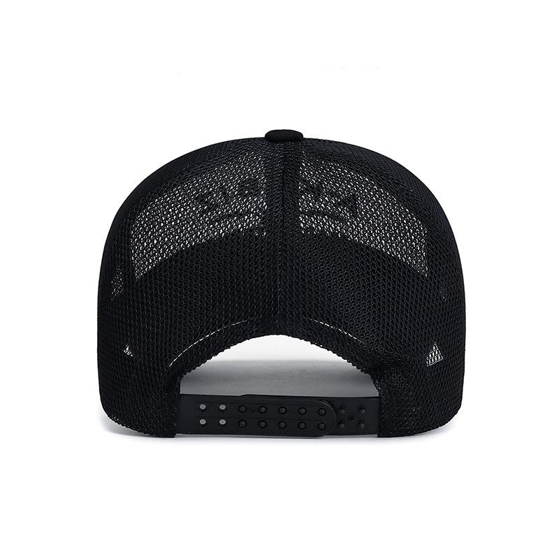 Unisex Summer Mesh Sun Hat: Breathable, Adjustable, Soft Top Baseball Cap for Youth