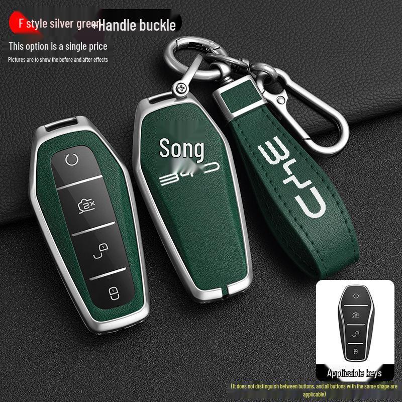 BYD Song Tang Max G5 E5 Qin Car Metal Key Case - Creative Shell Design