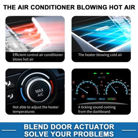 Car HVAC Heater Blend Door Actuator Single for Chevrolet Traverse 2009-12