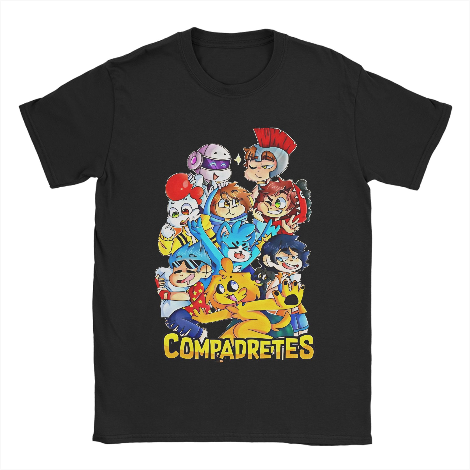 

Men Mad Love mikecrack and the Trollino T Shirt Pure Cotton Clothing Vintage Short Sleeve O Neck Tees Big Size T-Shirt 4XL