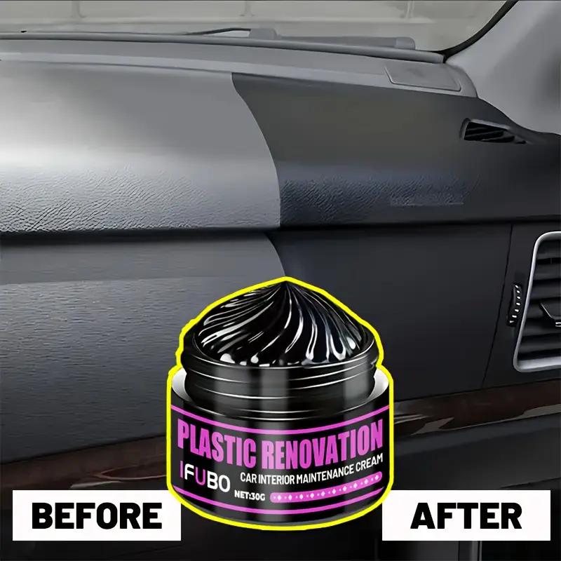 Plastic Repair Paste, Dashboard Scratch Repair, Antioxidant Whitening, Car Interior and Exterior Maintenance, Crystal Clear Coat
