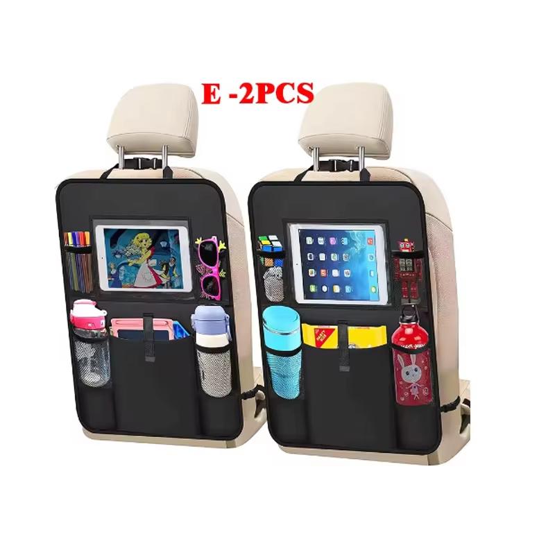 Car Seat Organizer, Oxford Cloth Backseat Storage Bag, Hanging Pouch, Multi-Pocket Car Organizer