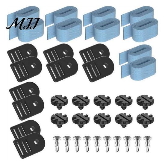 Sturdy Plastic Buckle Kit Solar Cover Reel Attachment Kit, Pool Strap And Clip, Swimming Maintenance Supplies Tube Fastening for Inground Straps