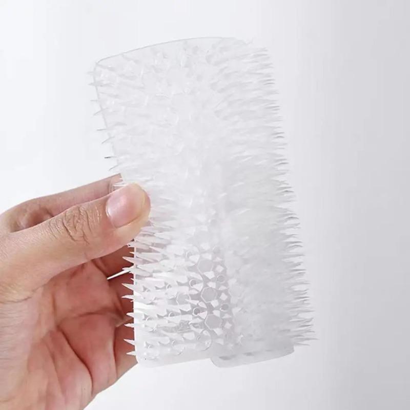 4PCS Kitchen Accessory TPE Material Brush Ergonomic Fruit Vegetable Brushes with Gentle Elastic Bristles for Set of 4 Kitchen Tools