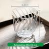 240ml Transparent Hard Plastic Aviation Cup with Customizable Logo