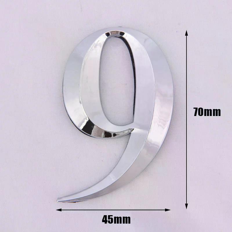 Self Adhesive Door Number Sign House Number Digit Apartment Hotel Office Sticker
