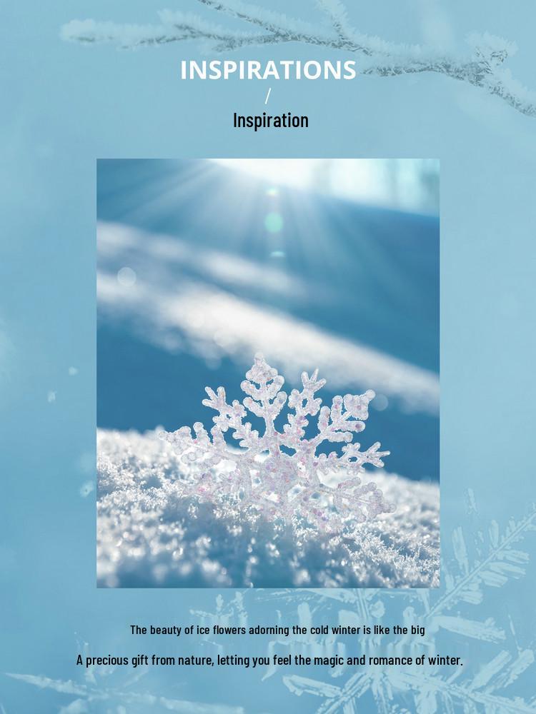 Avle Original Snowflake DIY Pendant: S925 Sterling Silver-Plated Beads Jewelry for Women