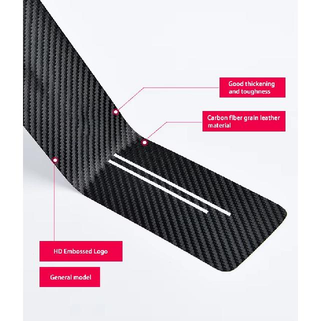 Carbon Fiber Car Door Sill Strip Anti-Scratch Protective Edge Guard For Haval Jolion H6 M6 Dargo Raptor F7 H7 H9 F5 H8 H4 Interior Mirrors 6