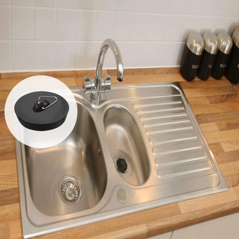 Rubber Drain Stopper Kitchen Rubber Sink Plug Bathroom Floor Drain Plug Stopper Laundry Leakage-Proof Plug Bathroom Supplies