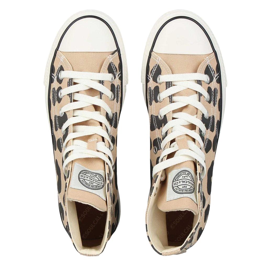 SoulCal Womens/Ladies Leopard Print High-top Trainers