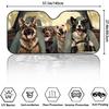 Talayituse Funny Family Dogs Print Windshield Sunshade for Car SUV Truck Foldable Uv Ray Reflector Front Window Sun Shade Visor Shield Cover