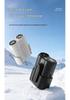 S06mini Shockproof Hanging Neck/Waist Desktop Fan with Lighting and Large Capacity