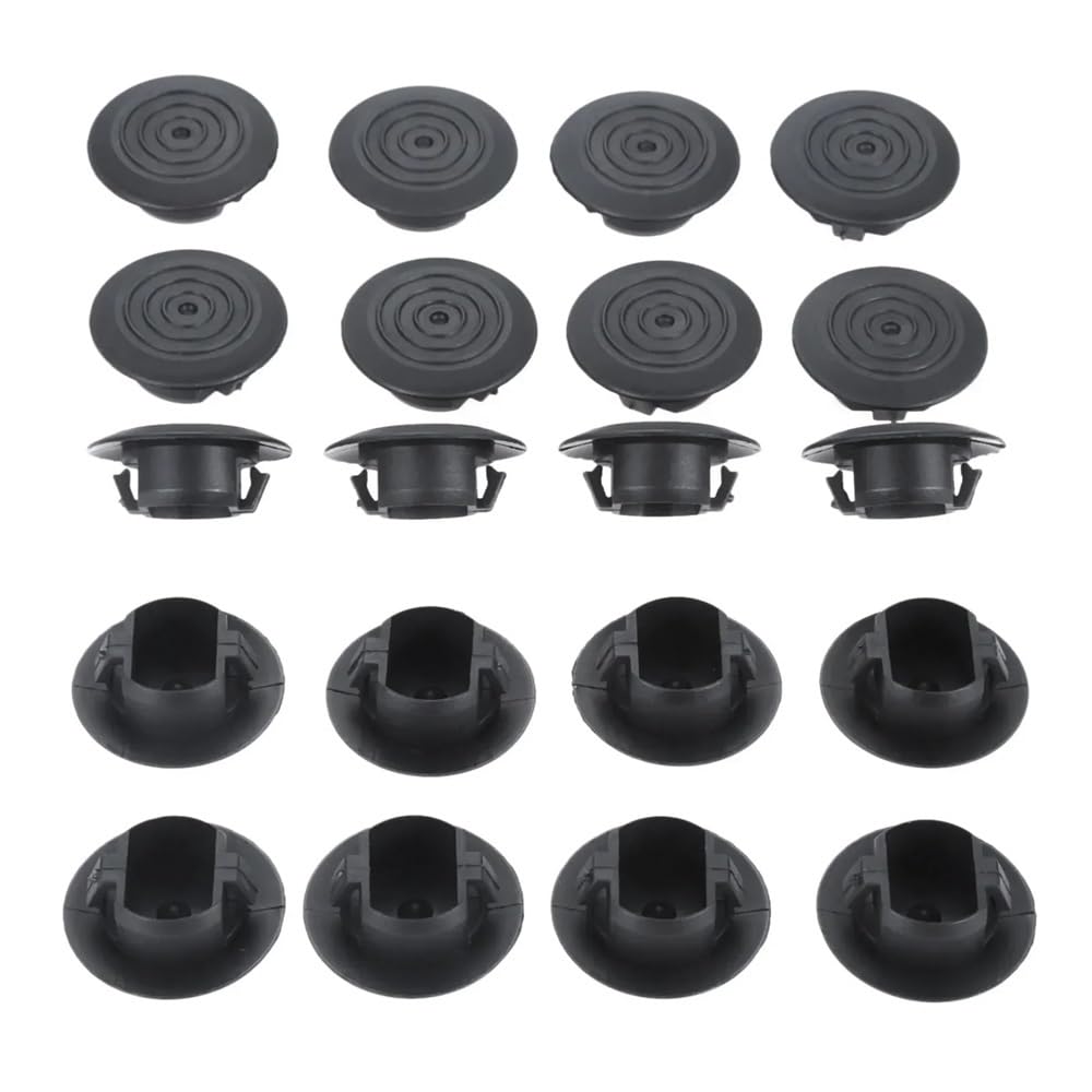 20 Stück Auto Kunststoff Seitenleisten Clips Türclips Kotflügel Ablaufloch Abdeckung für