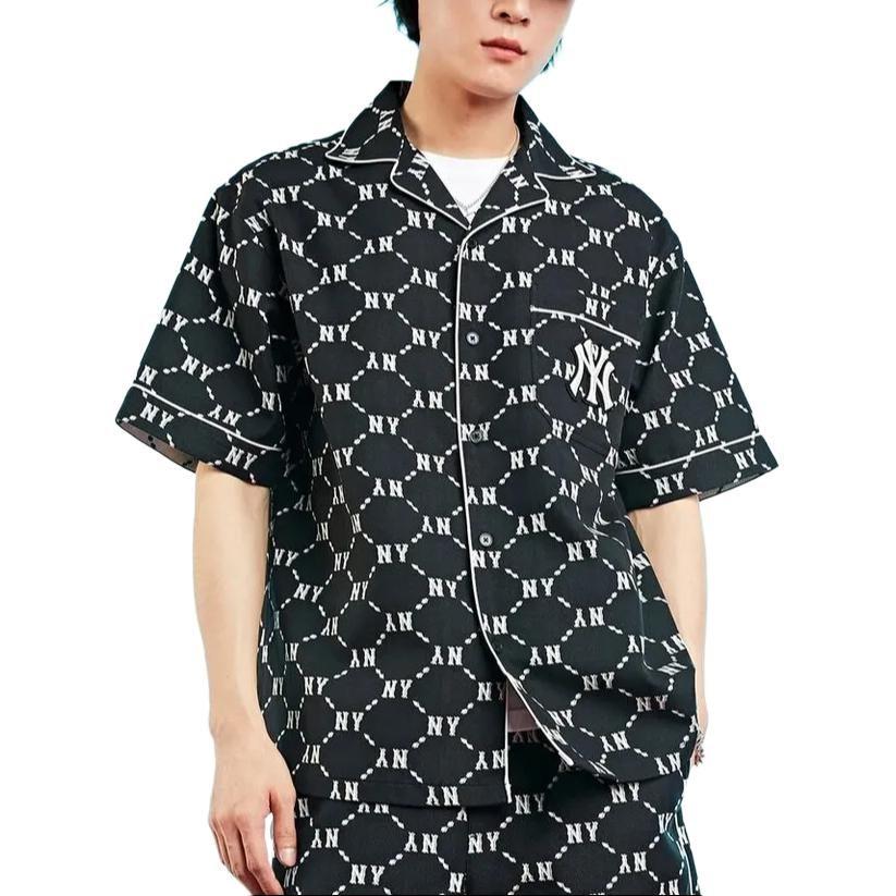 MLB New York Yankees Shirt Unisex Zwart 3AWSM0223-50BKS
