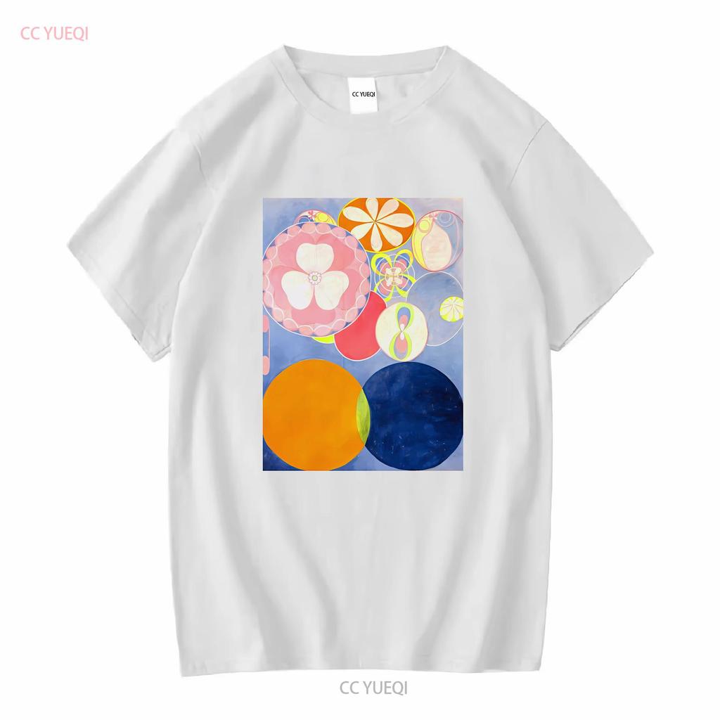 The Ten Largest No 2 Hilma Af Klint Painting T Shirt Art For Her Him Lover Vintage Washed Homme Versatile Fashion Comfortable
