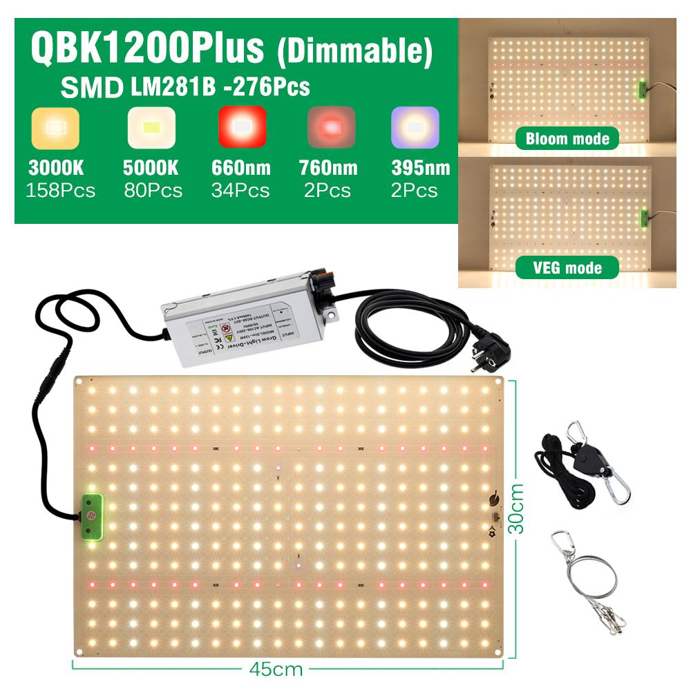 Full Spectrum LED Grow Light LM281B Diode LED Sunlike Quantum Grow Lamp For Greenhouse Hydroponic Plant Growth Lighting