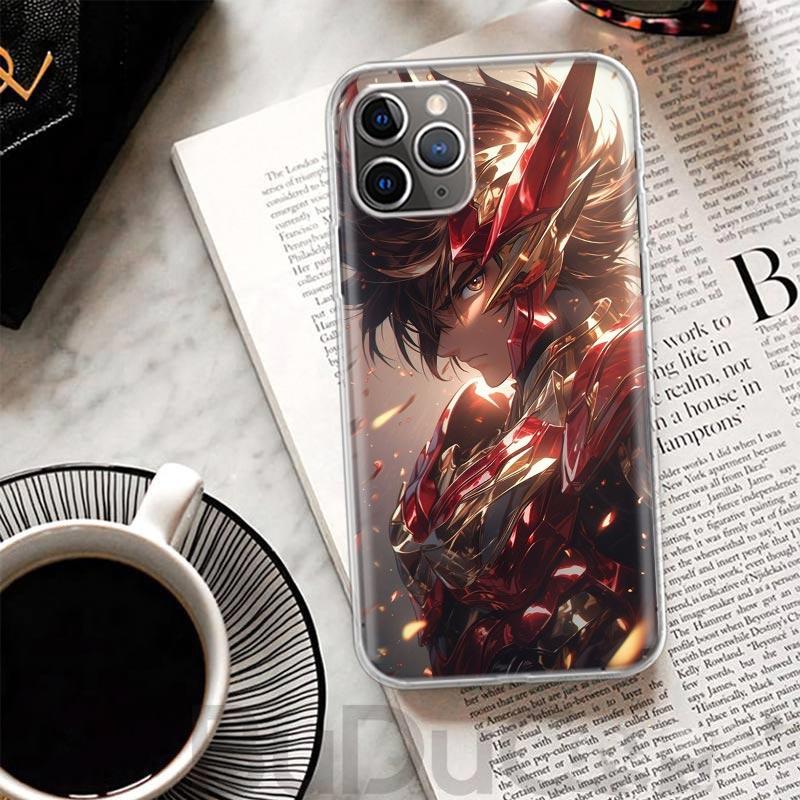 Saint Seiya Cool Cover For iPhone 17 Air 16 16E 15 Pro Max 14 Plus 13 Mini Phone Case 12 11 7 8 SE Customized Print Shell 16 15