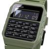 Casio Calculator Watch with Calculator Comes In Original International Model CA-53WF-3B Function, Green, Box, [Used]