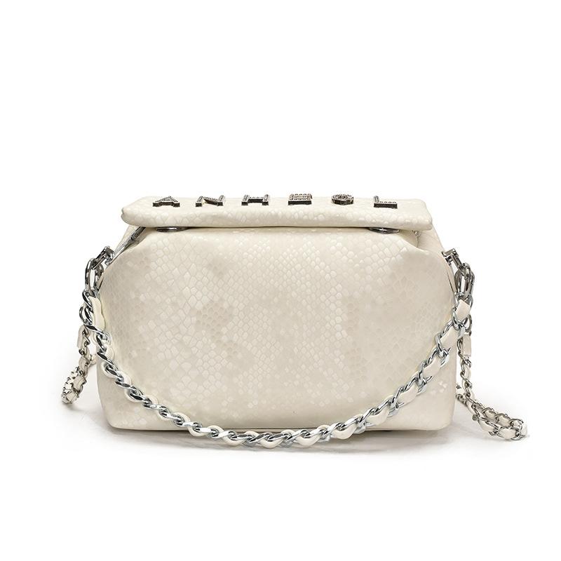 

Niche texture soft leather box bag portable chain small square bag women s summer new shoulder messenger bag one size fits all белый