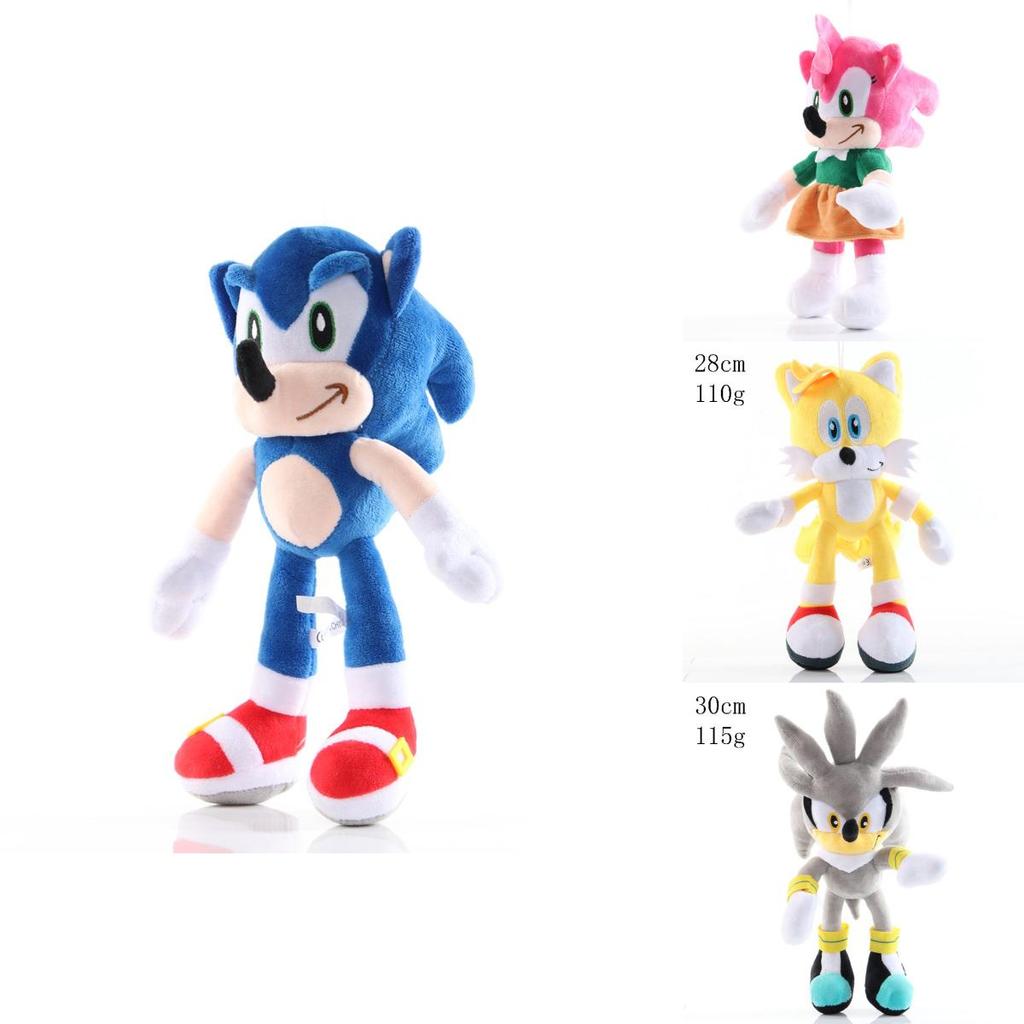 Entzückendes 28cm Sonic The Hedgehog Shadow Amy Rose Knuckle Tail Plüschtier für alle Altersgruppen