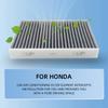 Car Pollen Cabin Conditioning Activated Carbon Air Filter for Honda JAZZ HRV BRV Brio Freed CRV Civic 80292-TG0-Q01