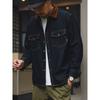 American Retro Amekaji Heavy-Duty Denim Work Shirt for Men, Spring and Autumn Hunting Jacket, Foreign Trade Men's Shirt